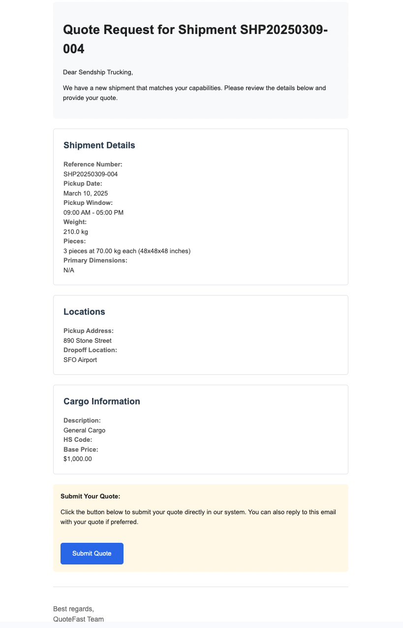 Carrier Receives Email